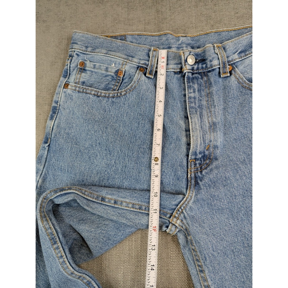 NWT Levis Jeans Mens 33x30 Light Blue 550 Relaxed Straight Denim Pants Casual - Picture 8 of 12